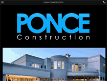 Tablet Screenshot of ponceconstructionorangecounty.com